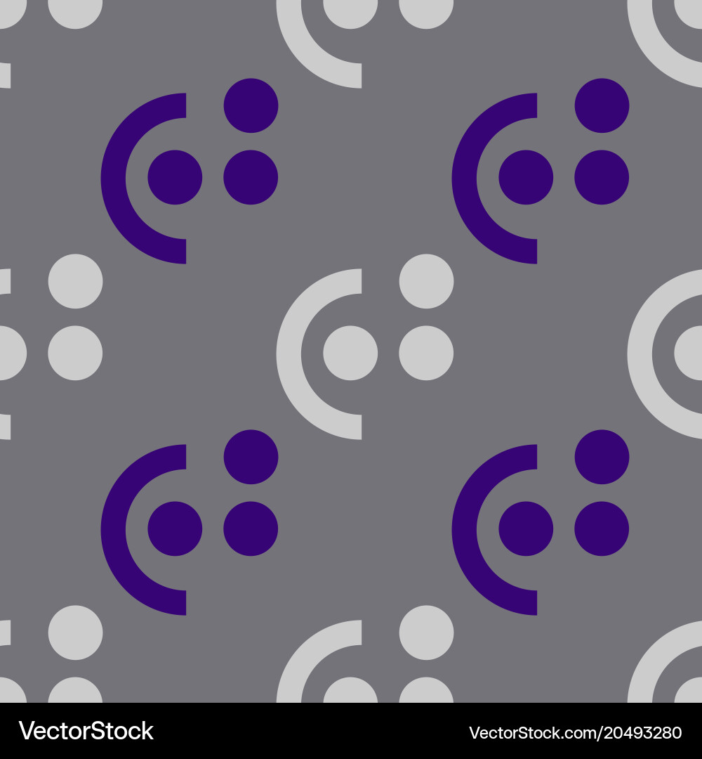 Button right check seamless pattern Vector Image