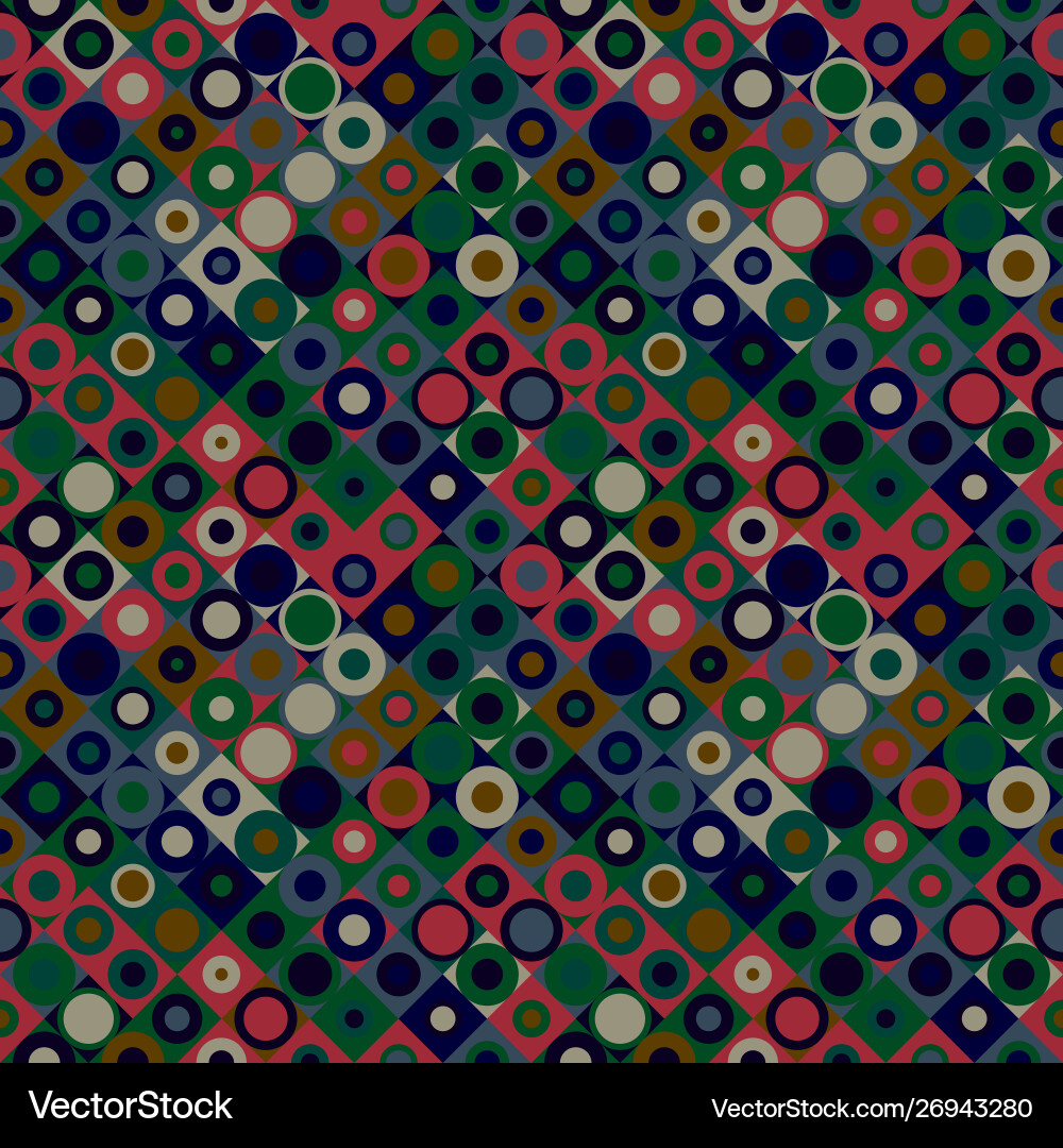 Circle pattern background - seamless abstract vector image
