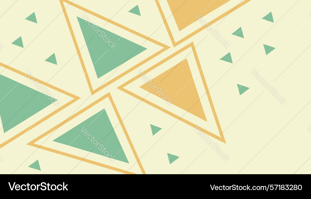 Dynamic corner geometric triangle design vector image