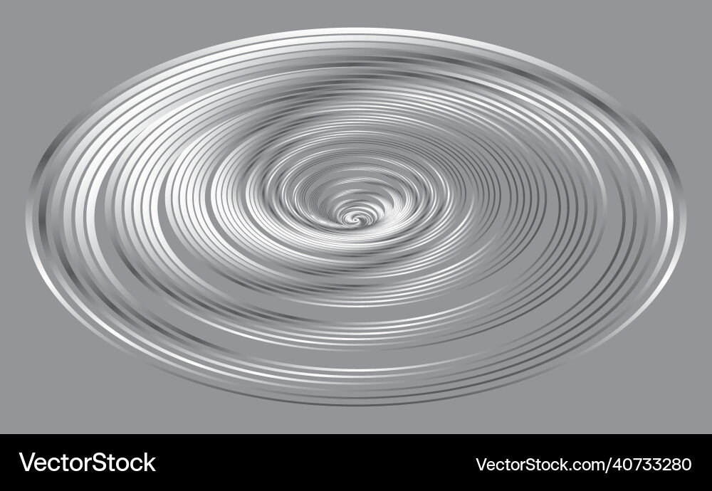 Halftone spiral pattern design element Vector Image