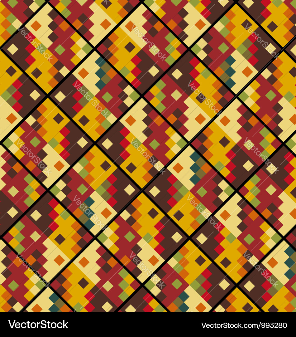 Inca Geometric Patterns Vector Image