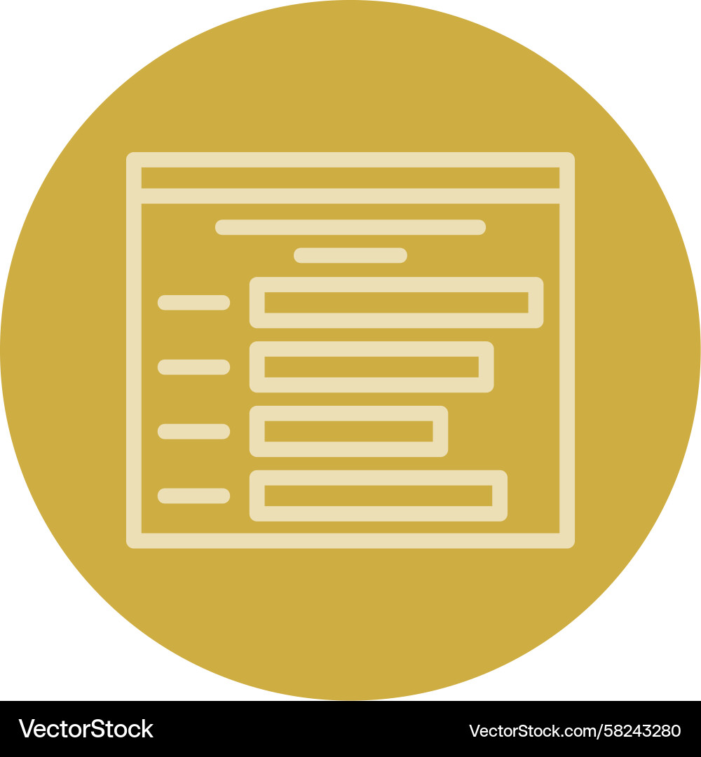 Line Chart Multi Color Statistics Icon Vector Image