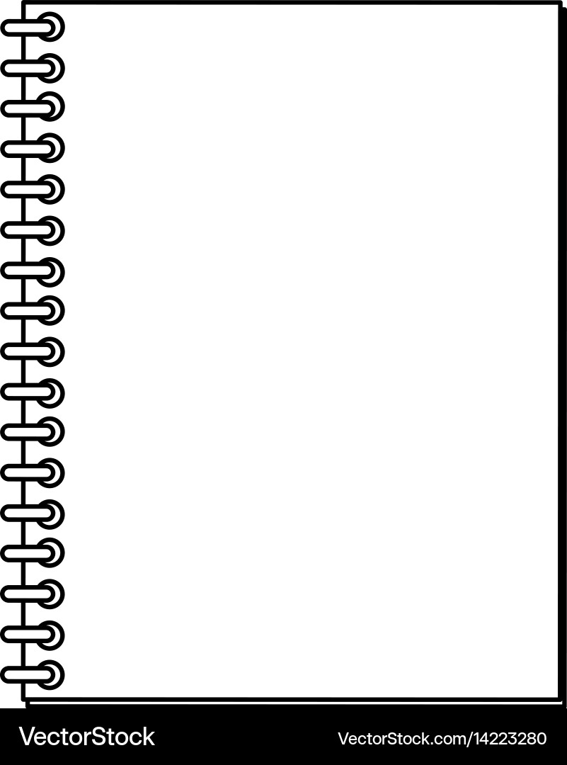 Notebook icon image vector image
