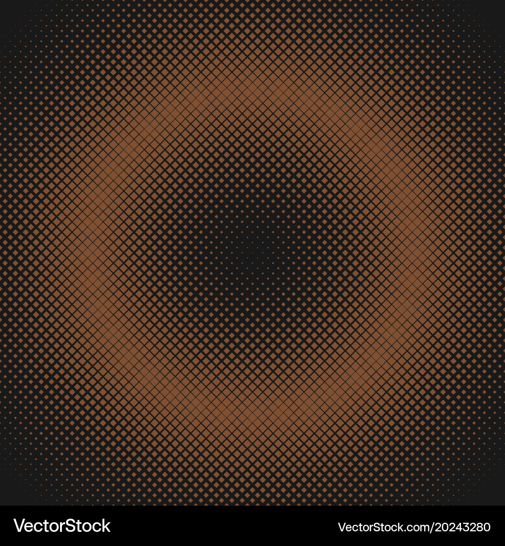 Retro halftone square background pattern template vector image