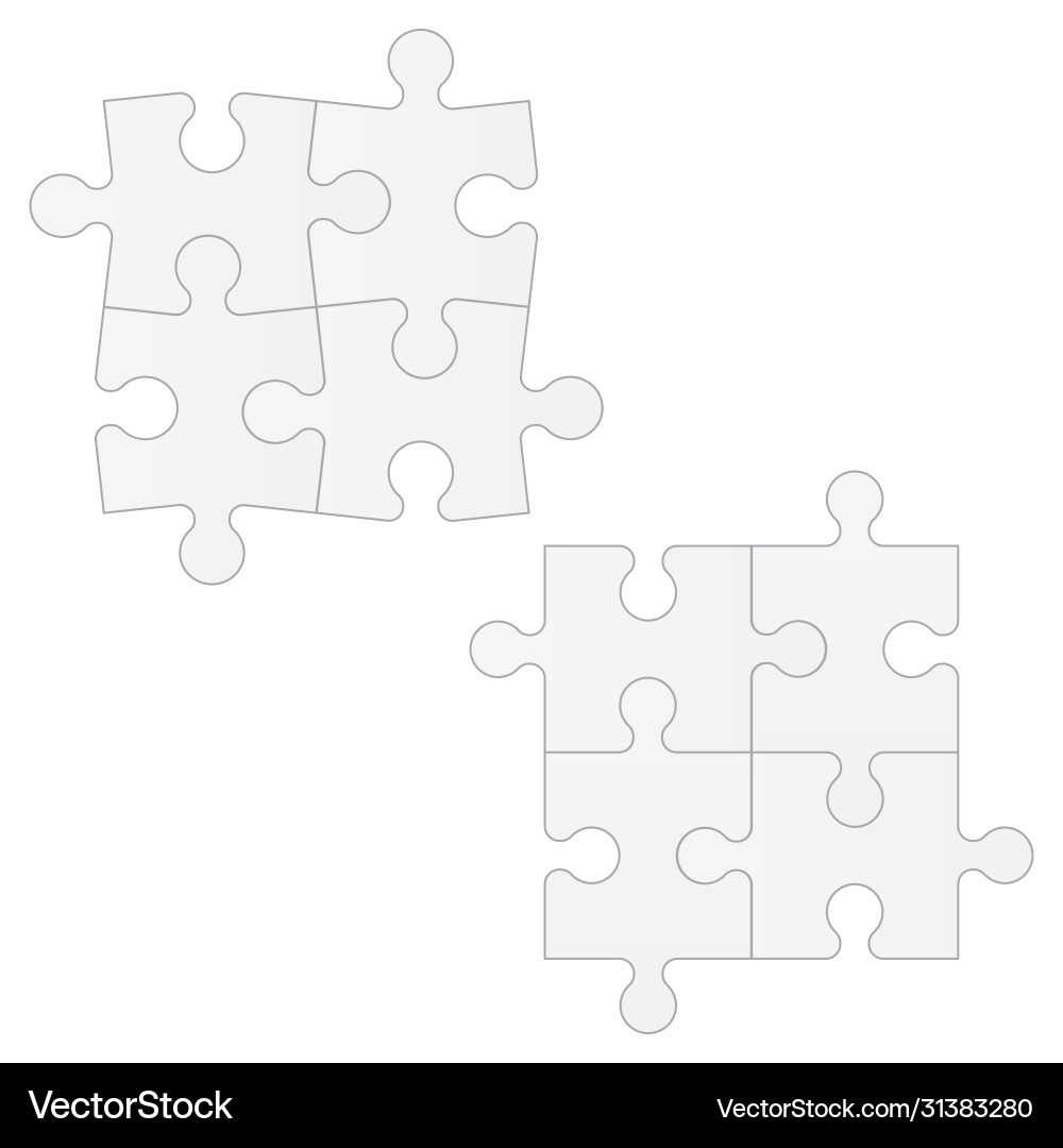 Set puzzle pieces texture mosaic background Set puzzle pieces texture mosaic background vector image