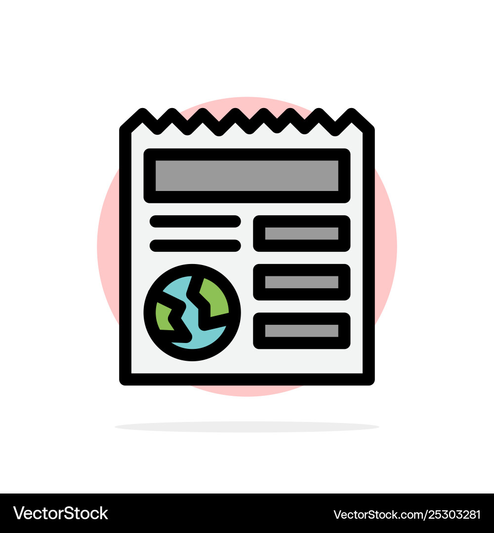 Basic document globe ui abstract circle Basic document globe ui abstract circle vector image