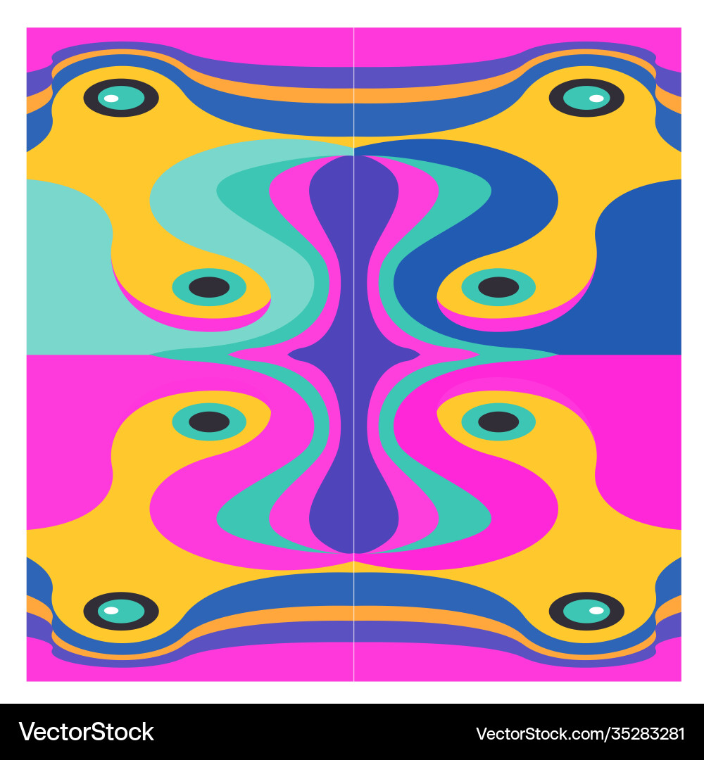 Colorful geometric and curve background pattern Colorful geometric and curve background pattern Vector Image