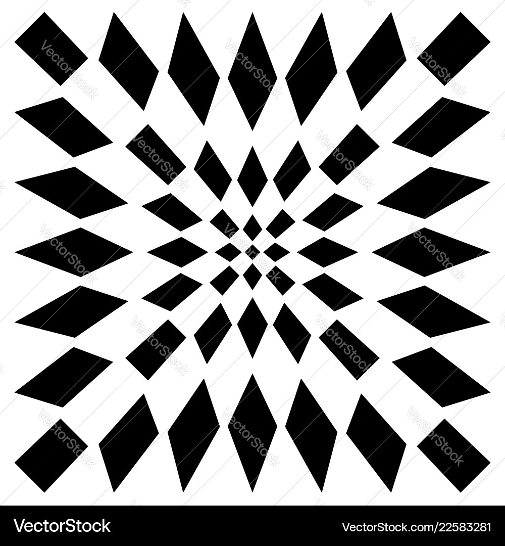 Distorted mesh grid geometric element irregular Distorted mesh grid geometric element irregular vector image