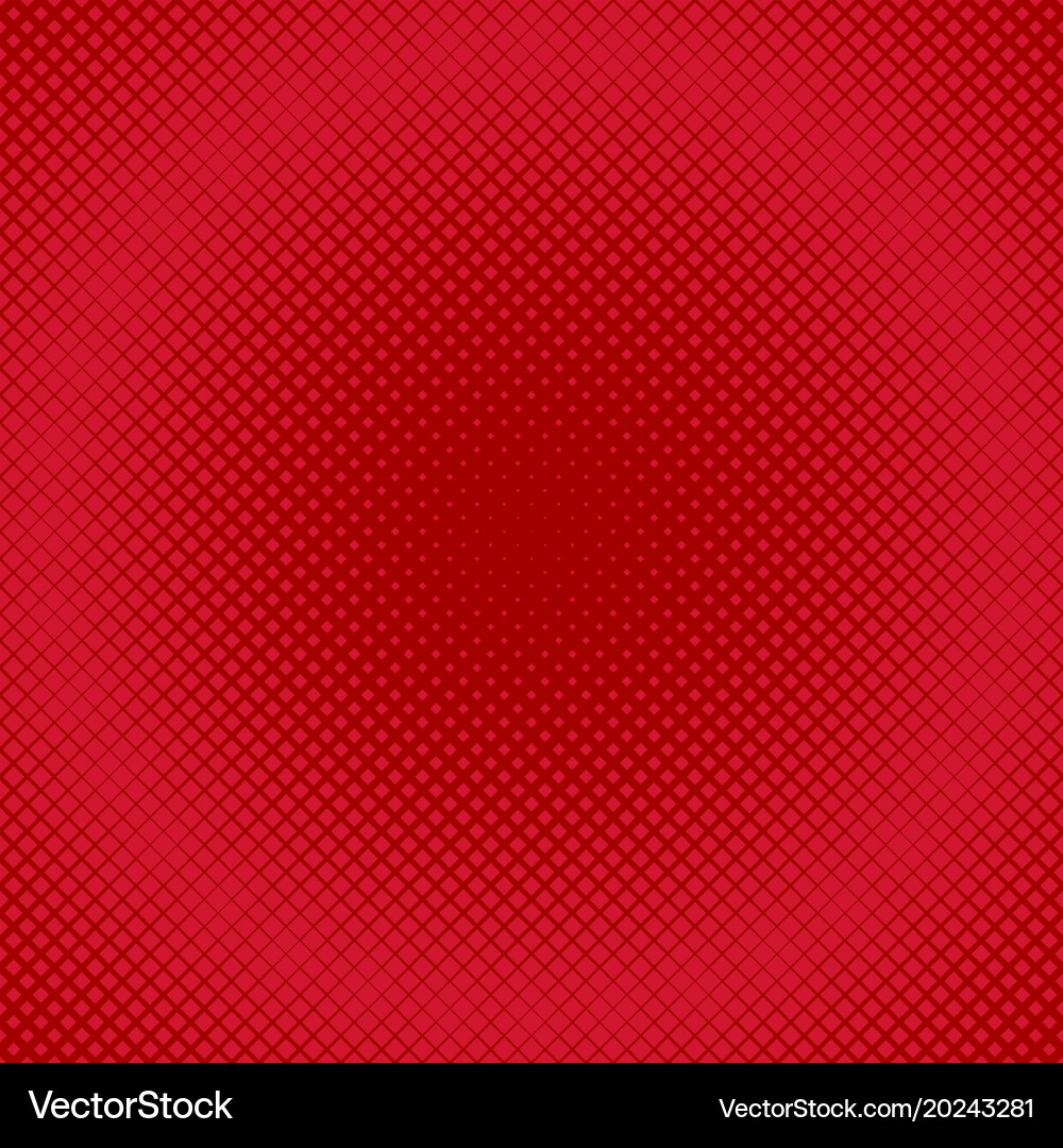 Halftone diagonal square pattern background vector image