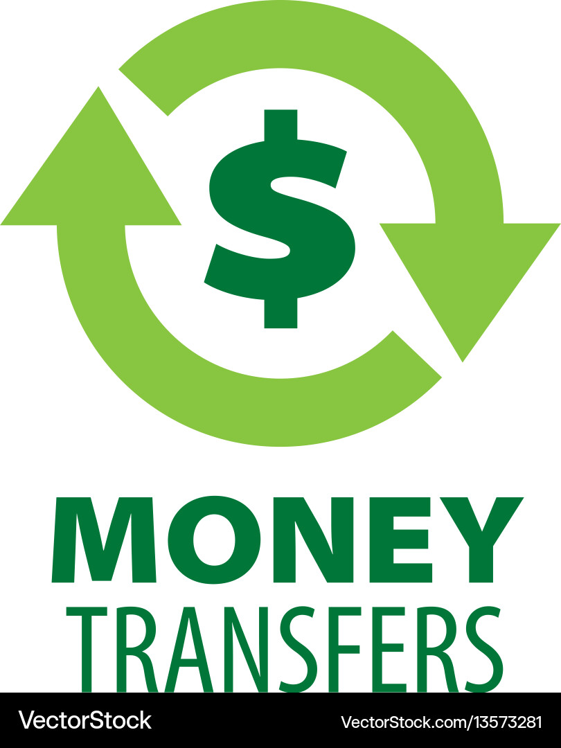 Logo remittances Logo remittances vector image