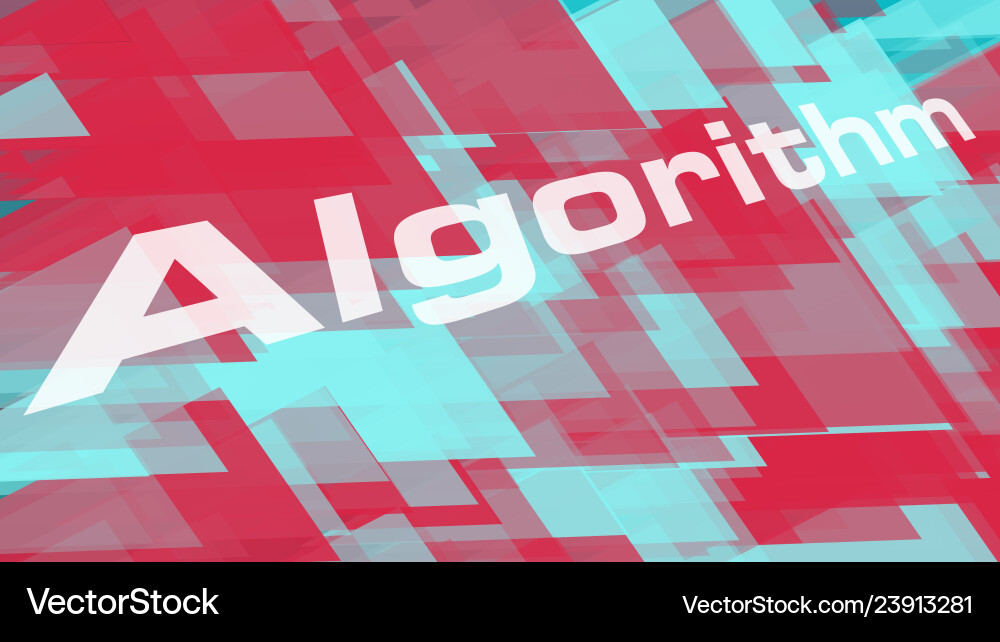 Machine learning algorithm inspiration vector image