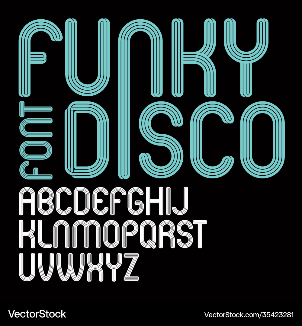 Script modern freaky alphabet letters set for use Script modern freaky alphabet letters set for use vector image