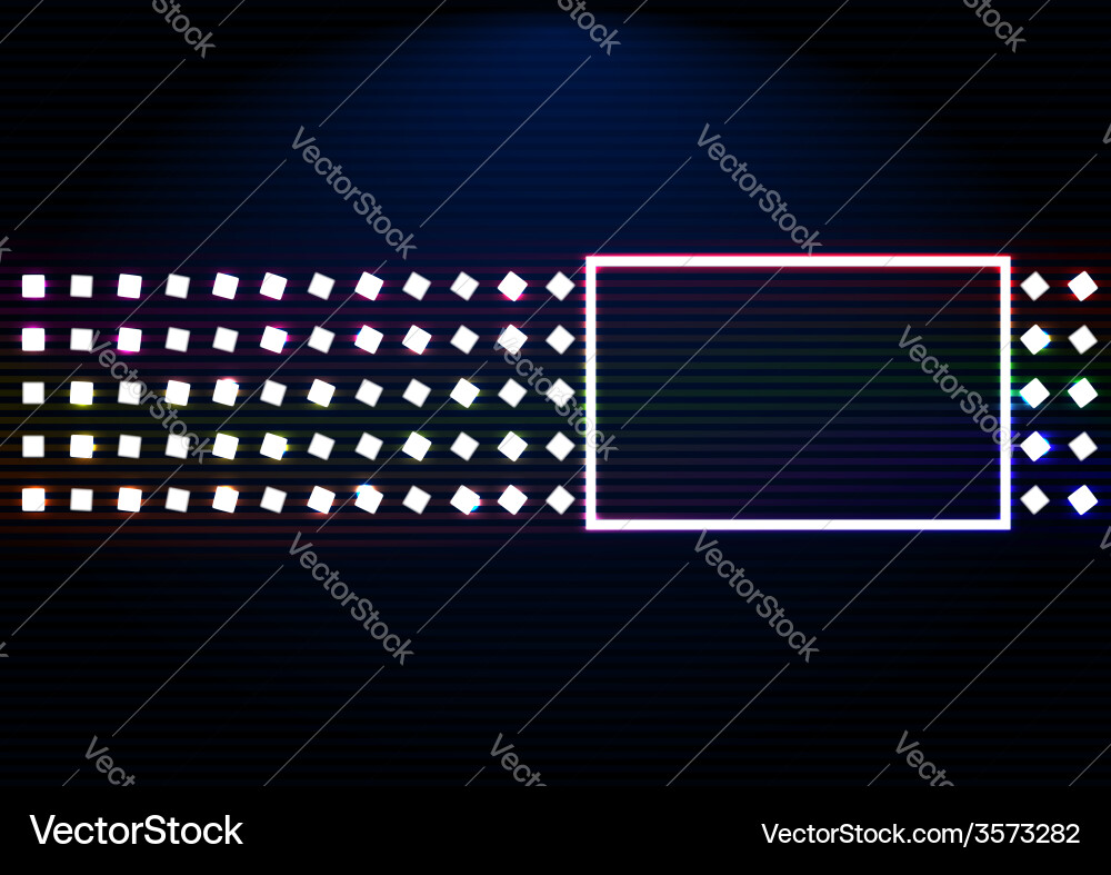 Abstract shiny frame with rectangles vector image