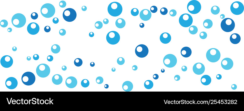 Bubbles water background icon Bubbles water background icon vector image