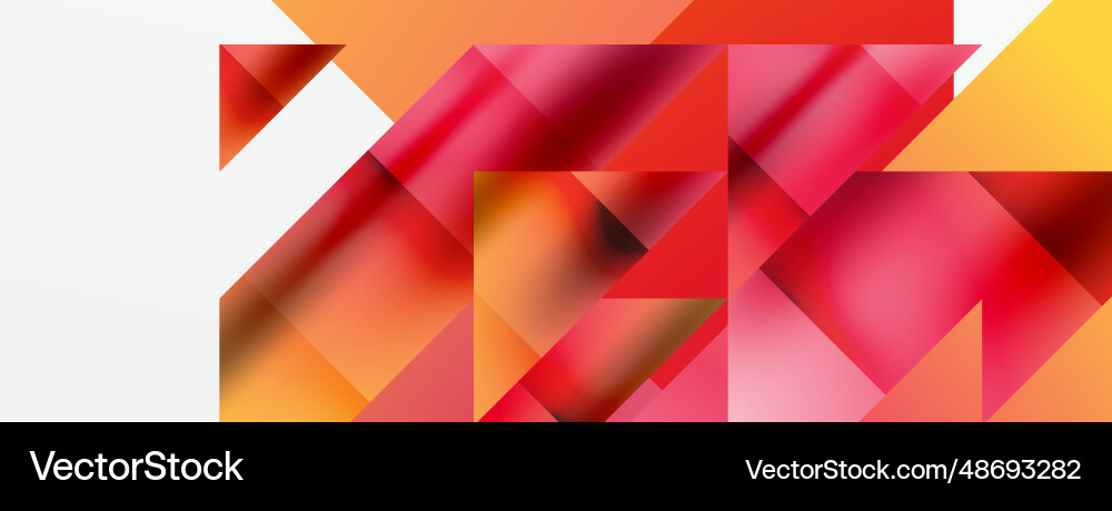 Captivating abstraction triangles Vector Image