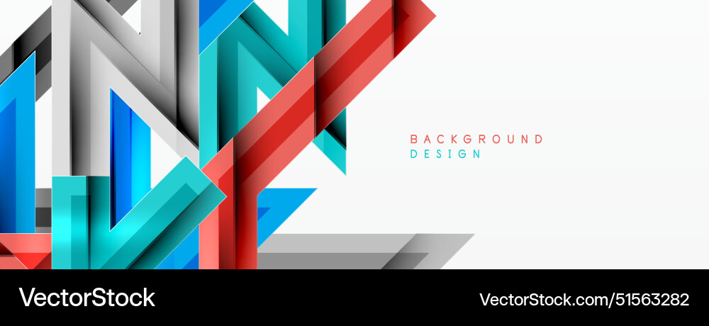 Line zig zag dynamic geometric abstract background Vector Image