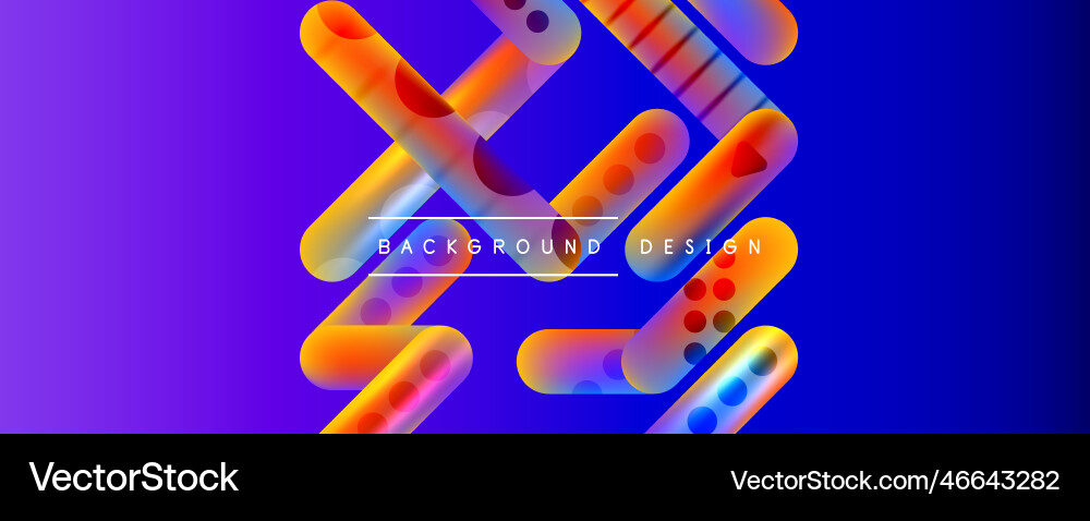 Techno round shapes lines abstract background Techno round shapes lines abstract background vector image