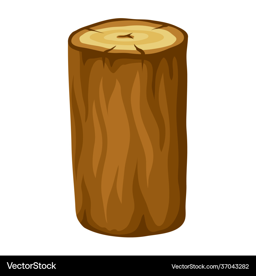 Tree log adversting image Tree log adversting image vector image