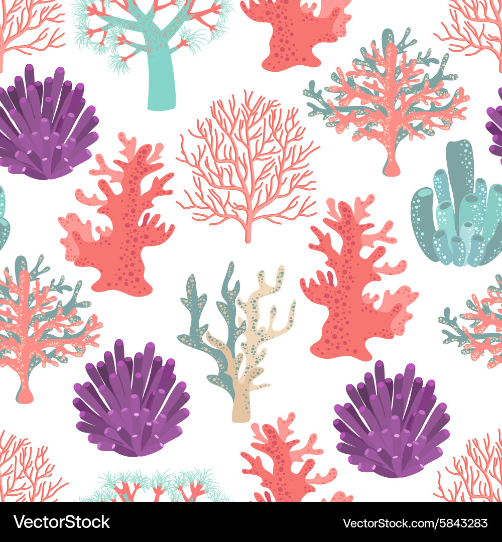 Coral Reef Pattern Vector Image