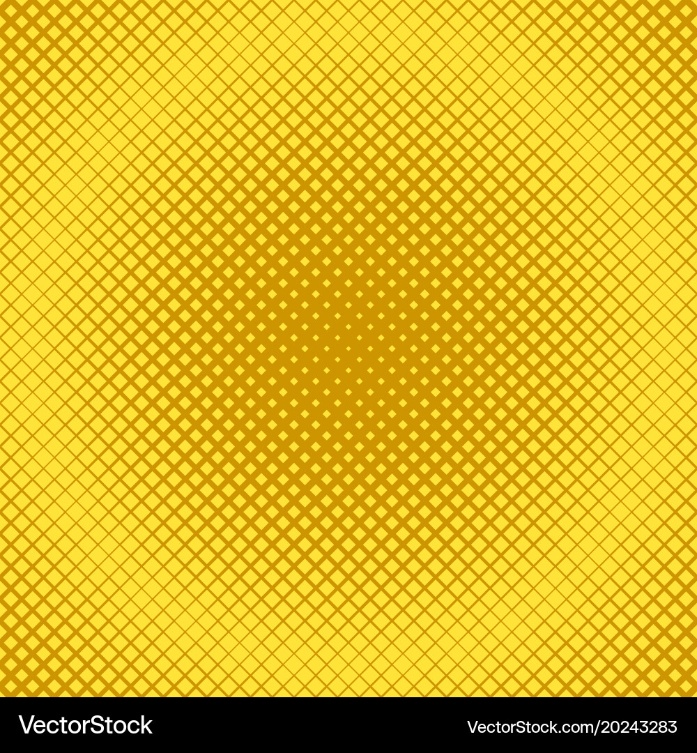 Geometric halftone diagonal square pattern vector image