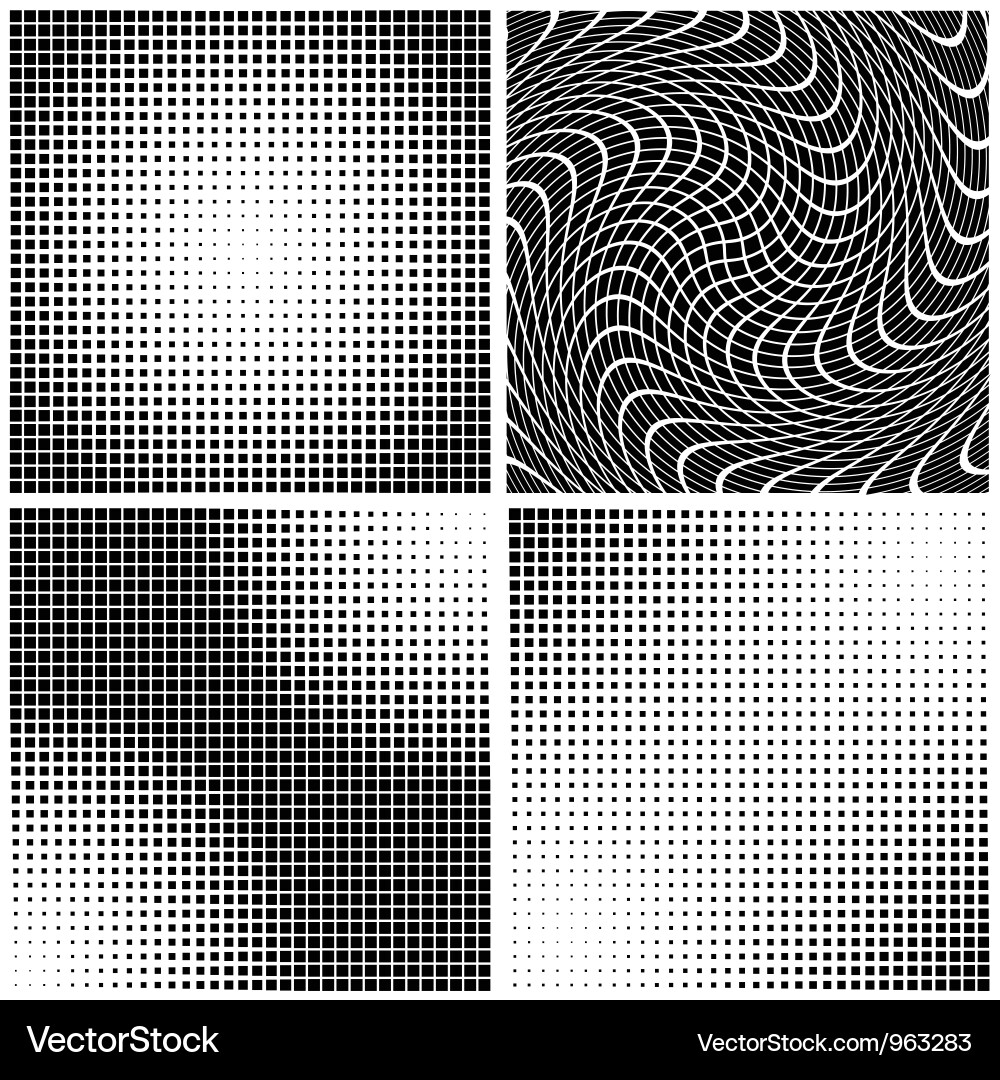 Halftone Dot Pattern Vector Image