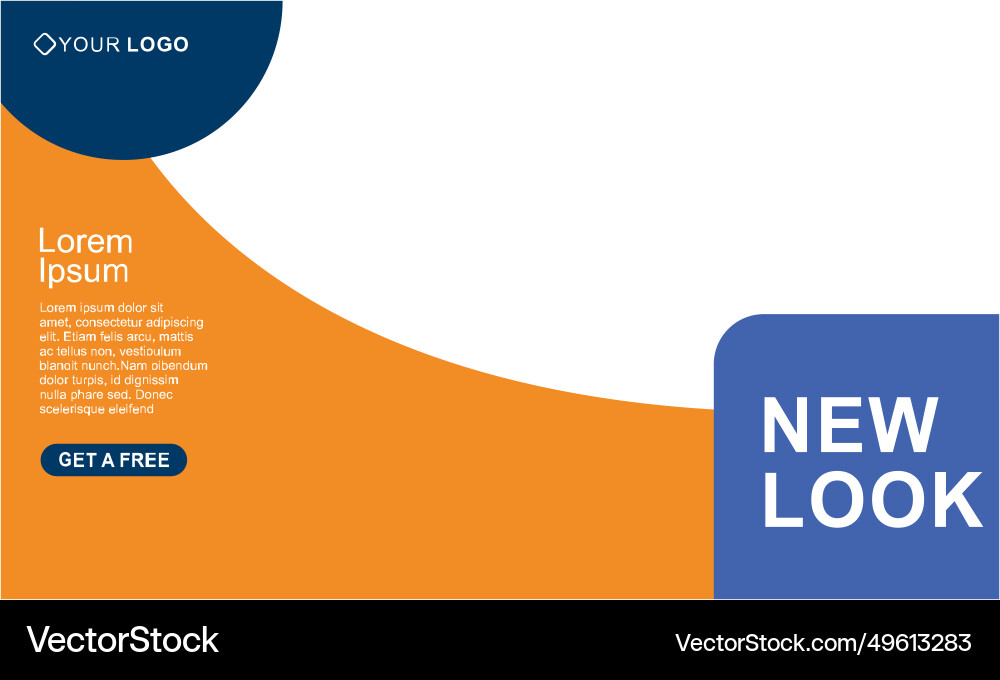 Presentation and slide layout background Vector Image