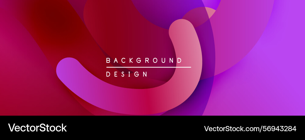 Abstract fluid shapes overlap creating vibrant Abstract fluid shapes overlap creating vibrant vector image