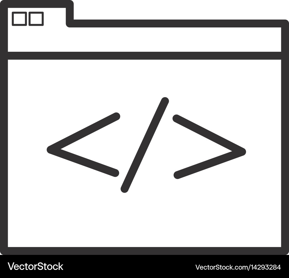 Figure virtual folder with file documents saved Vector Image