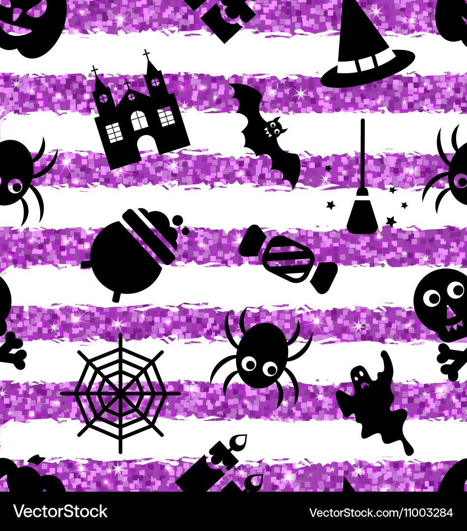 Seamless pattern with traditional objects vector image