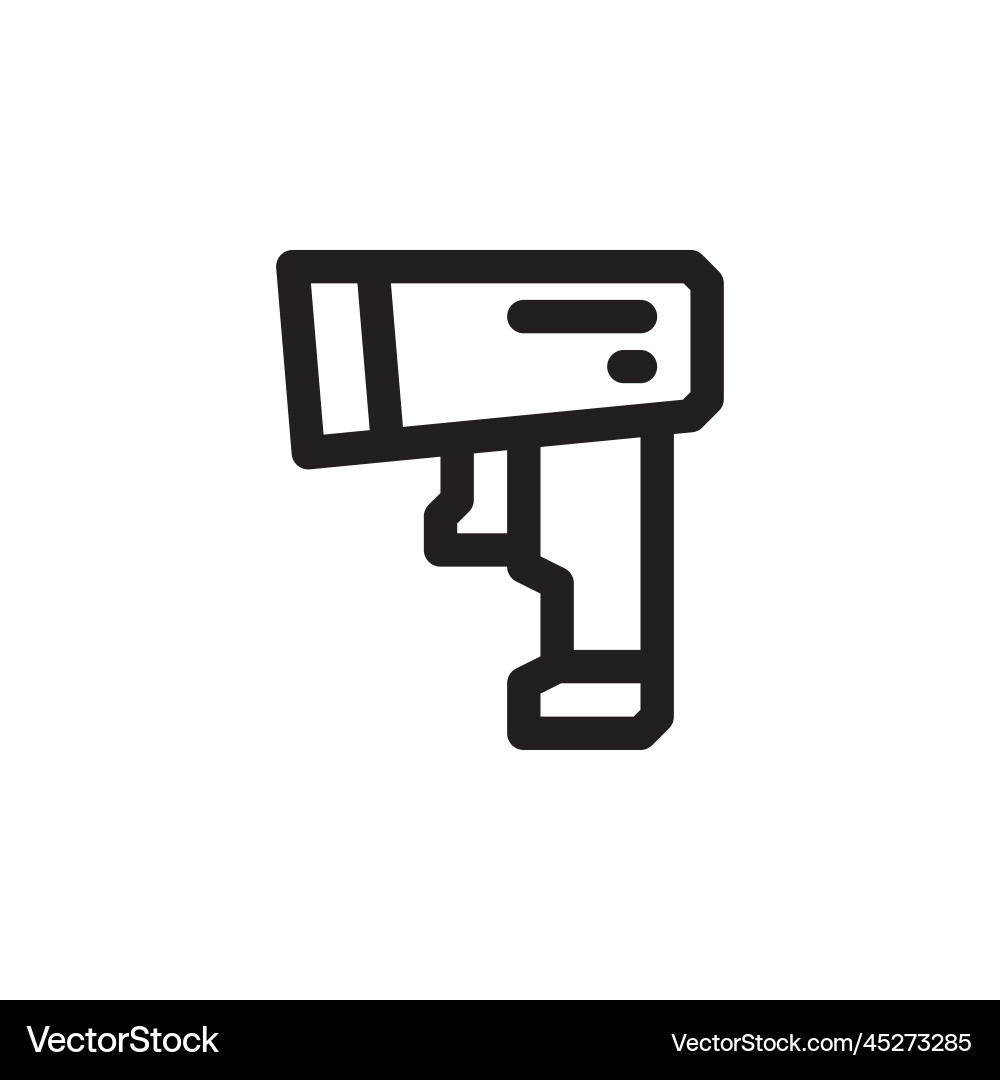 Barcode reader icon computer component Barcode reader icon computer component vector image
