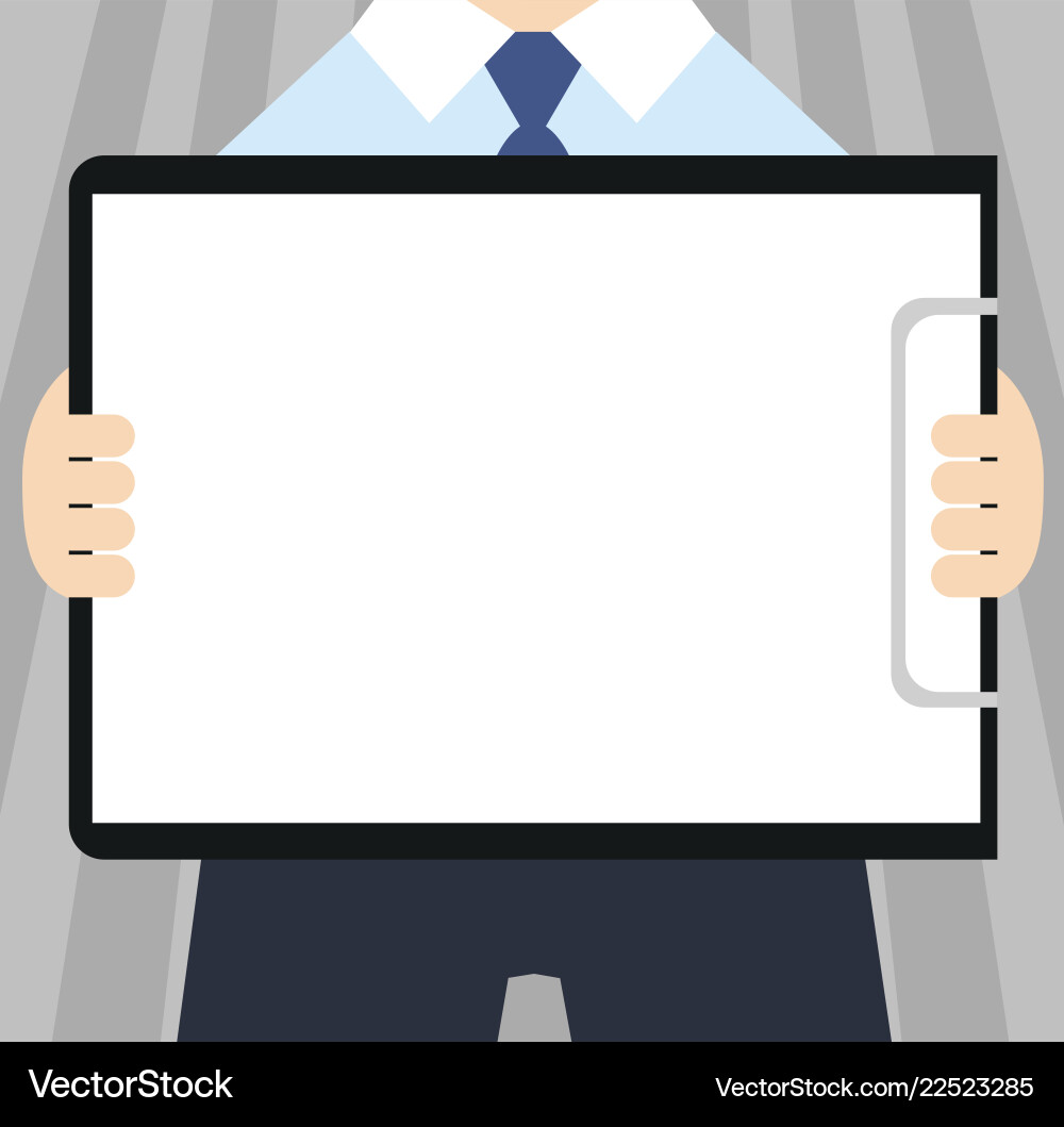 Flat design empty esp template Flat design empty esp template vector image