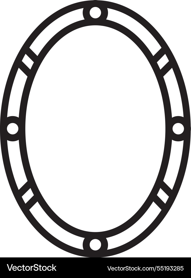 Frame line icon design Vector Image