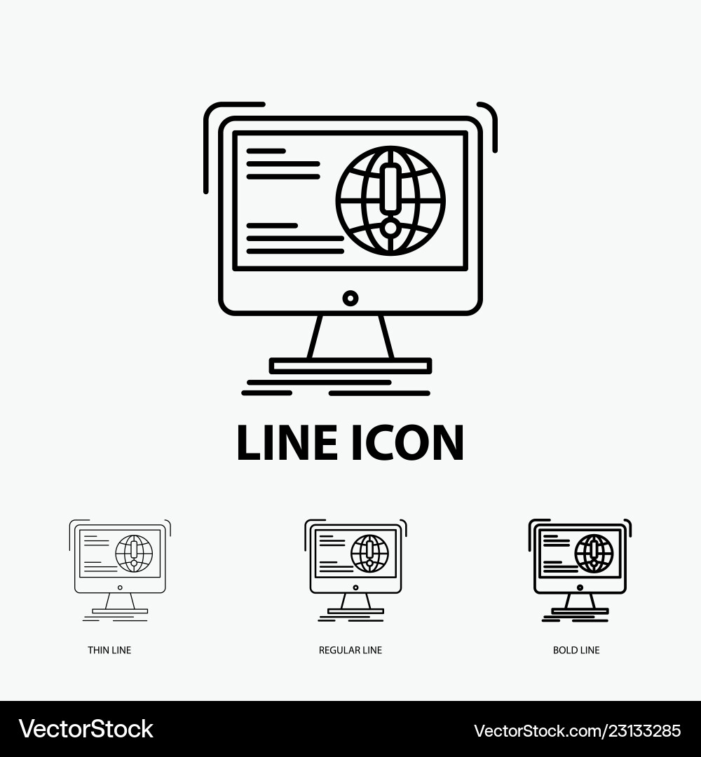 Information content development website web icon Vector Image