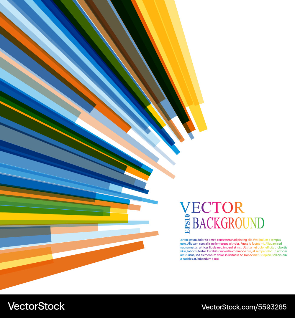 Moving colorful abstract background vector image