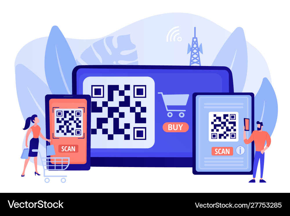 Qr code concept Qr code concept vector image