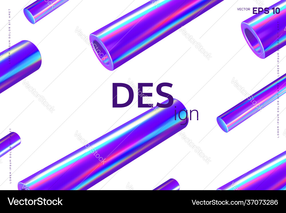 3d render primitives background 3d render primitives background vector image