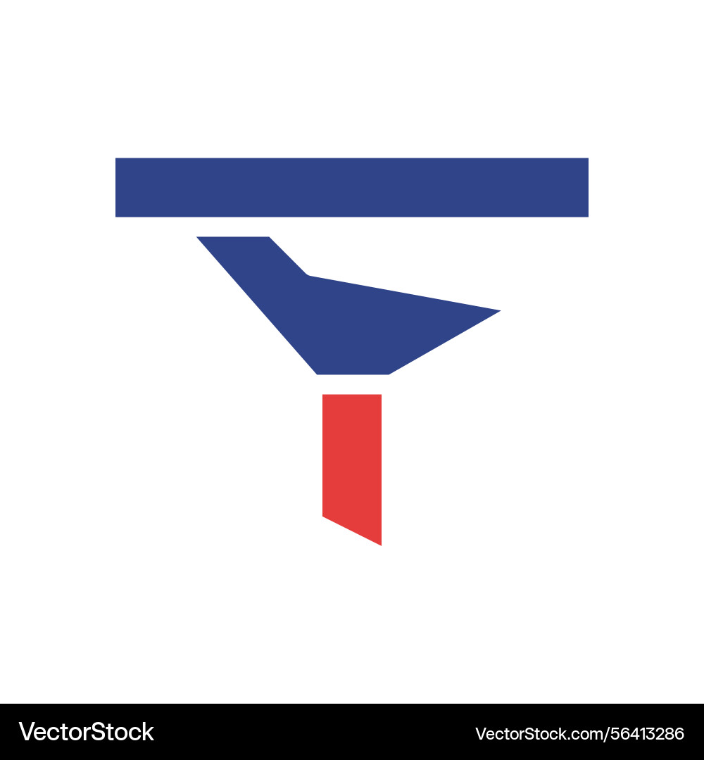 Abstract funnel representation with primary color Abstract funnel representation with primary color Vector Image