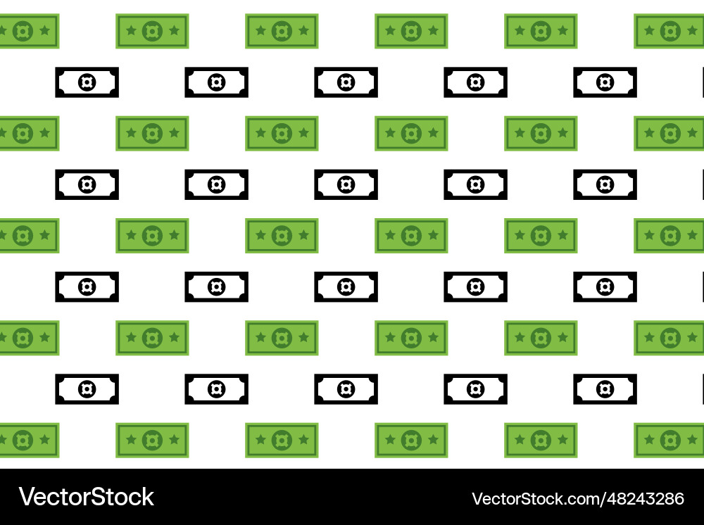 Abstract generic banknote pattern background vector image