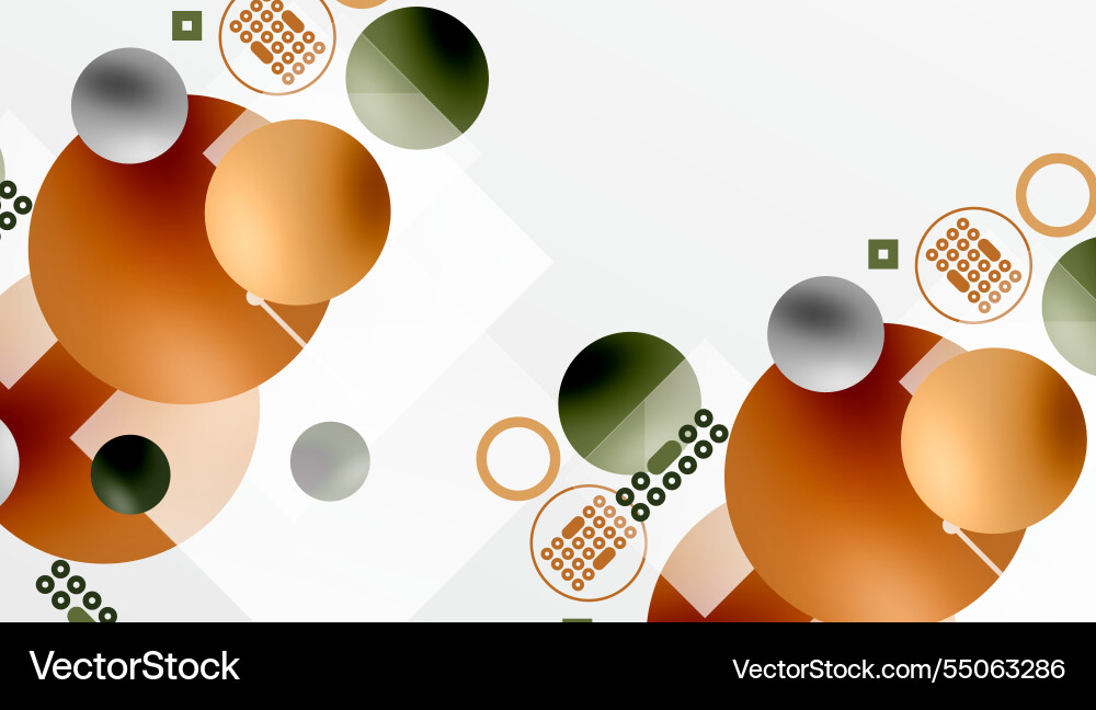 Minimalistic abstract design layered vector image
