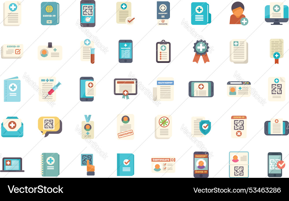 This is a large set of flat icons showing This is a large set of flat icons showing vector image
