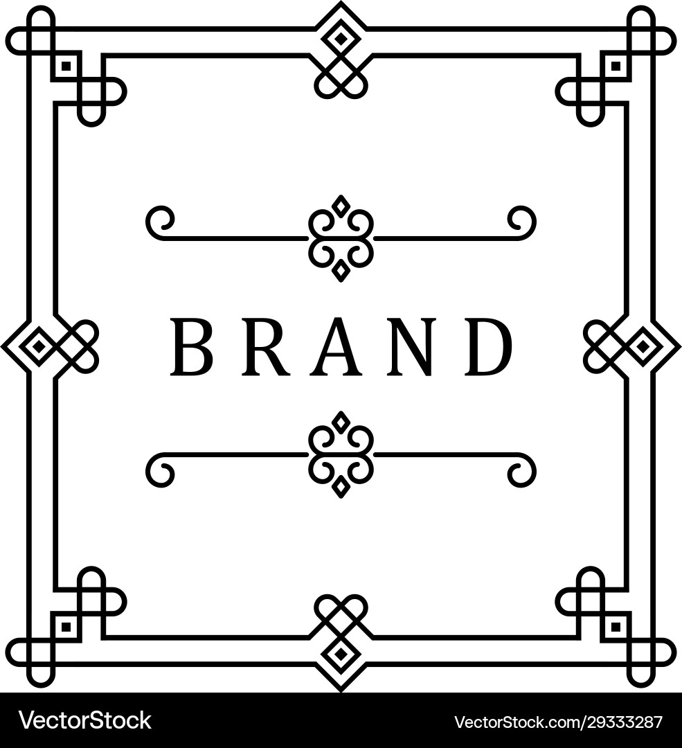 Frame with borders Frame with borders vector image