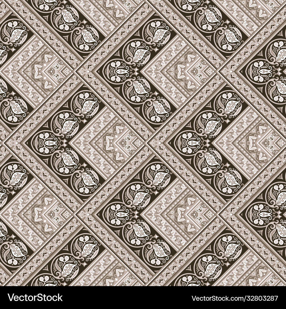 Nature patch pattern mosaic background Nature patch pattern mosaic background vector image