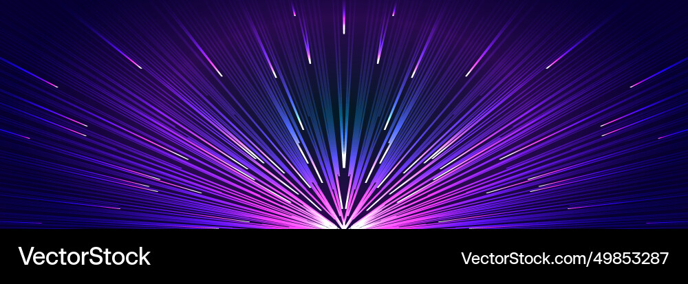 Neon speed line background stripe effect Vector Image