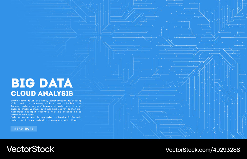 Big data cloud computing blockchain visualiztion Big data cloud computing blockchain visualiztion vector image