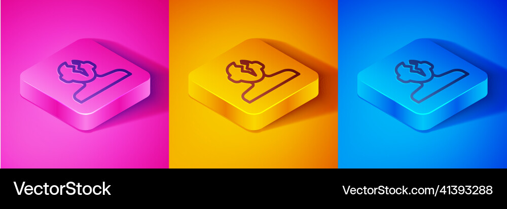 Isometric line solution to the problem Isometric line solution to the problem Vector Image