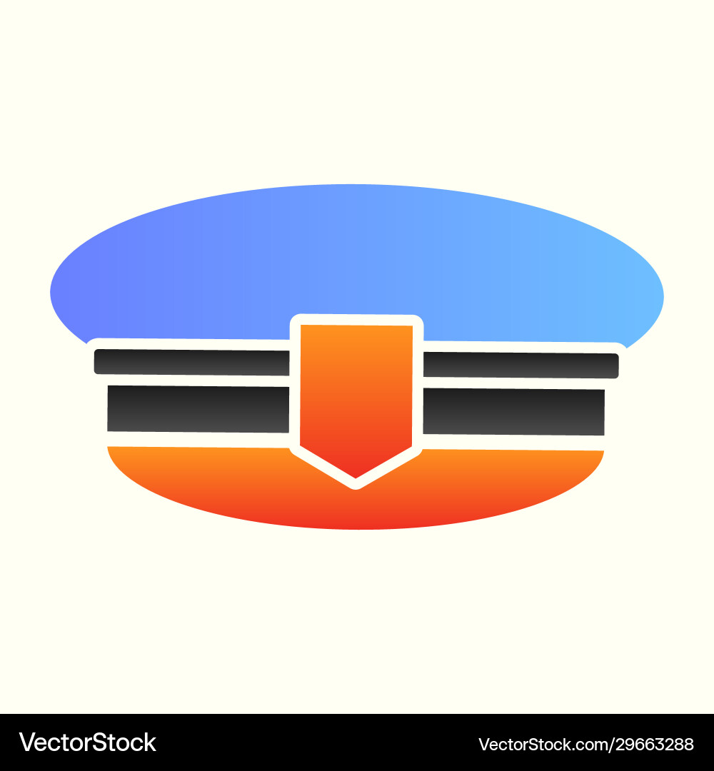 Postman cap line icon mail man has uniform Postman cap line icon mail man has uniform vektorbild