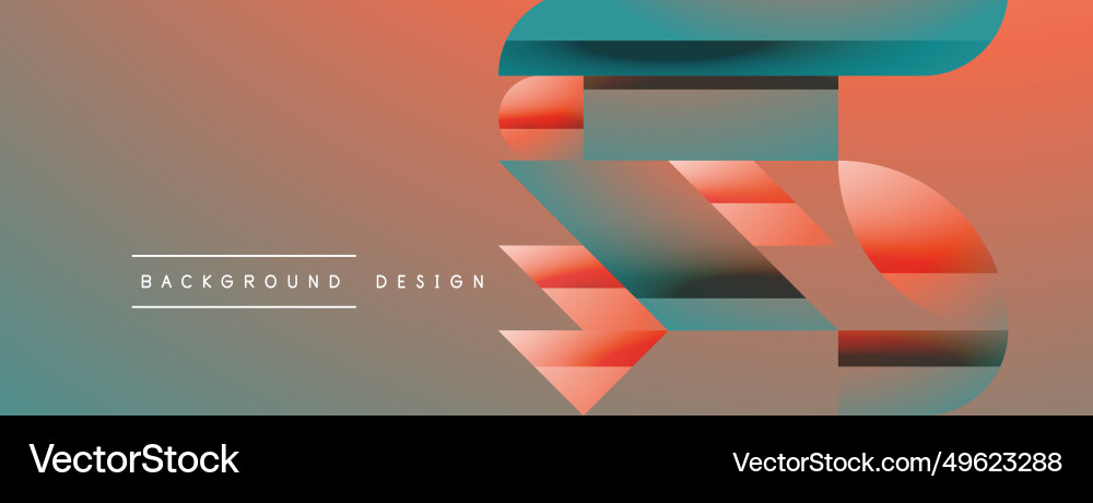 Simple geometric forms - dynamic Simple geometric forms - dynamic Vector Image