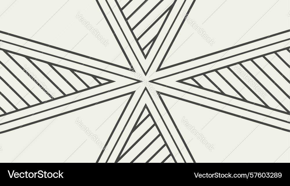 Abstract geometric radial pattern with converging vector image