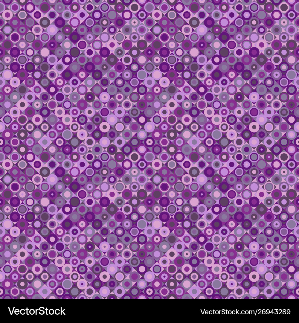Abstract seamless square and circle pattern vector image