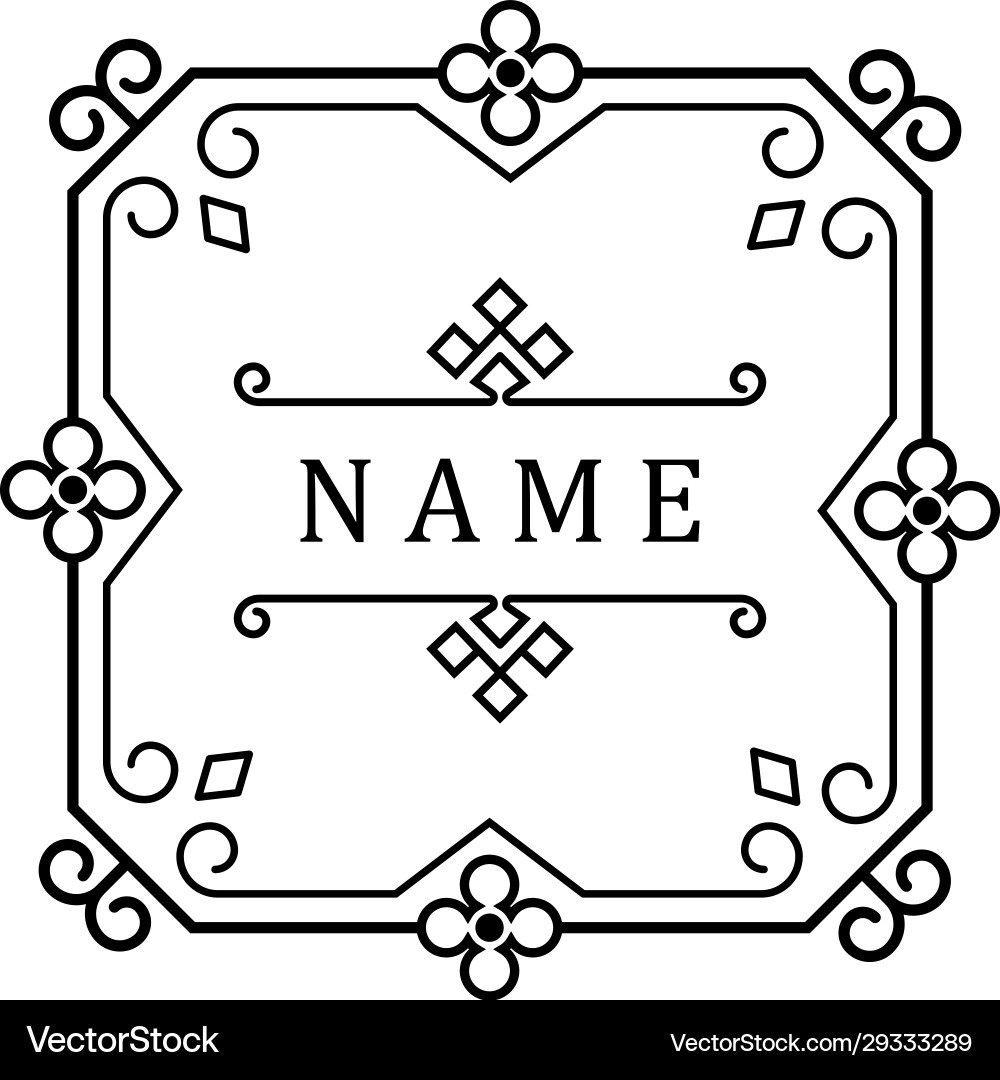 Frame with borders Frame with borders vector image